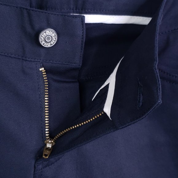 Dickies Girl Junior Navy Blue 5 Pocket Classic Skinny Low Rise Pants HH164 0-9 - Picture 7 of 10